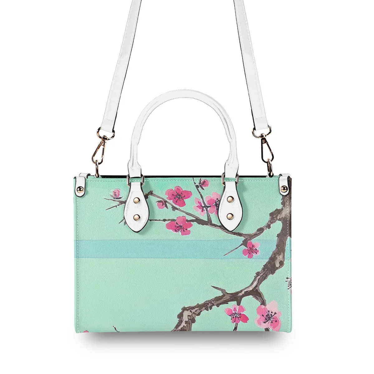 Arizona Green Tea Pattern Multiple Sizes Upgraded Luxury Women PU Leather Handbag