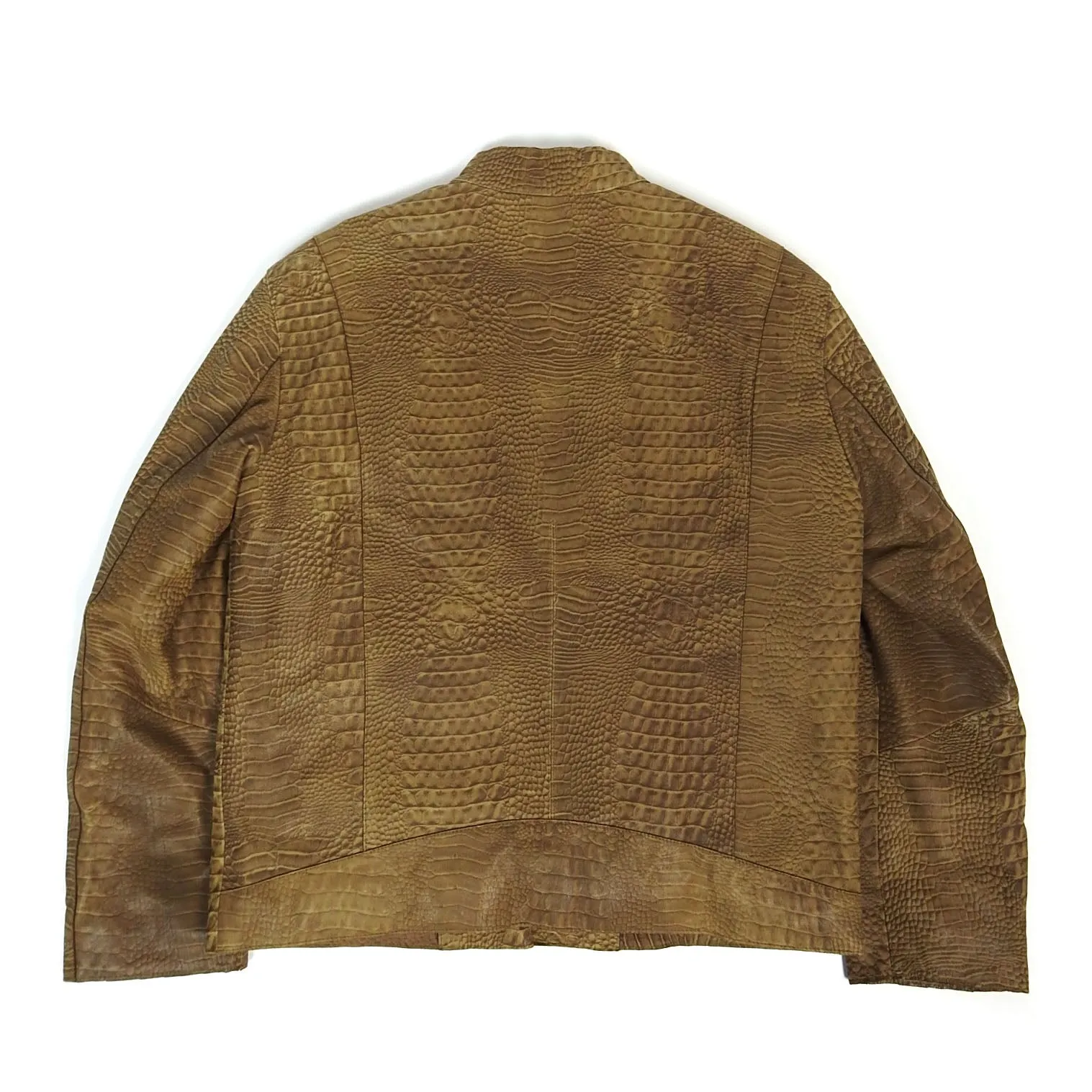 Armani Fur Lined Leather Jacket Size 38