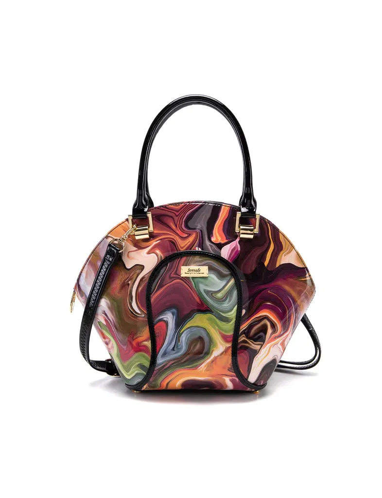 Aurora Leather Bowling Bag