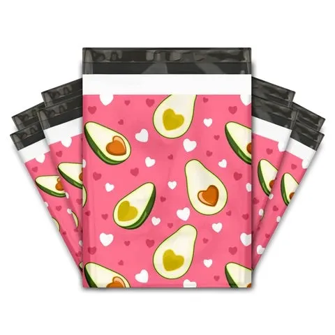 Avocado Hearts 10x13 Poly Mailer – Cute & Durable Shipping Envelopes