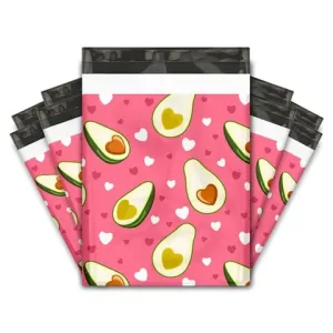 Avocado Hearts 10x13 Poly Mailer – Cute & Durable Shipping Envelopes