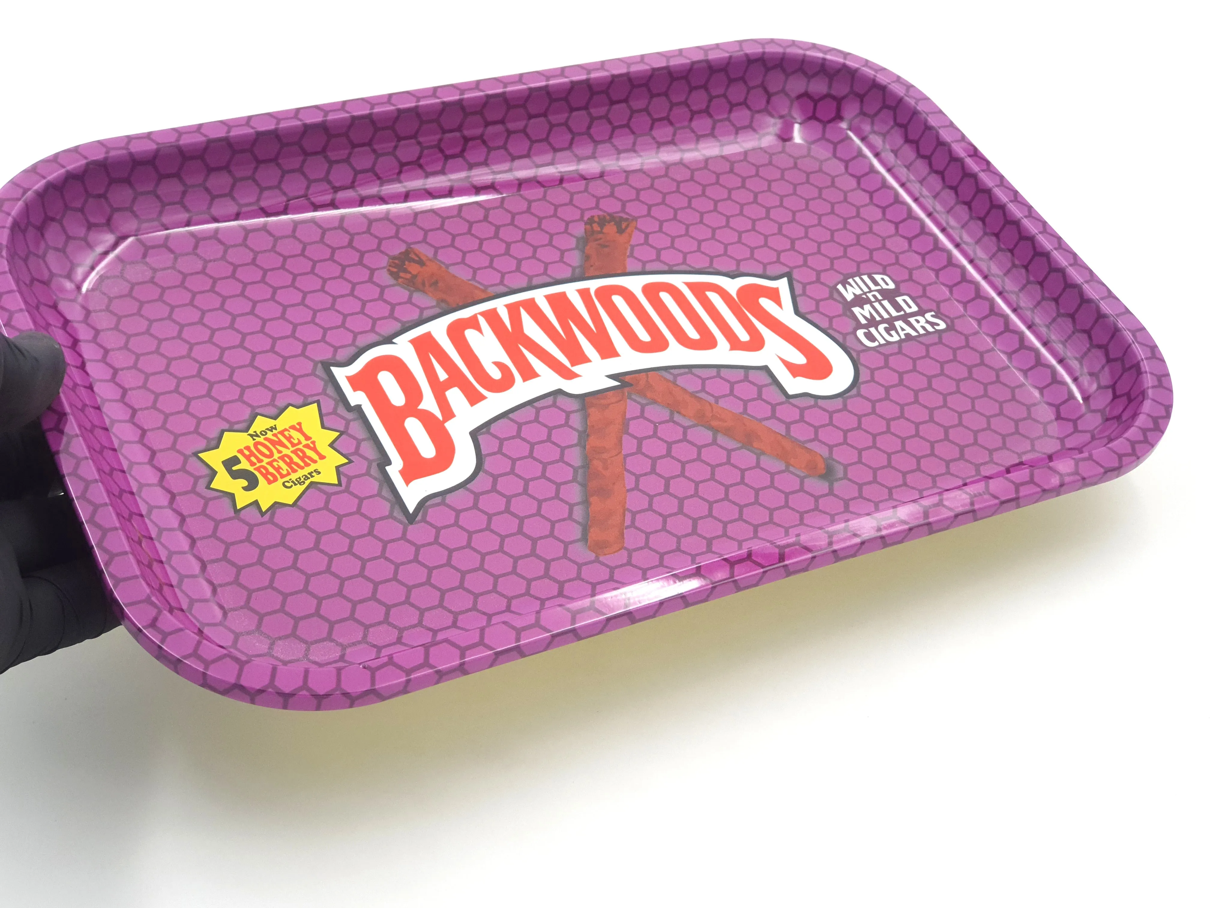 Backwoods Honey Berry Purple Rolling Tray - Large