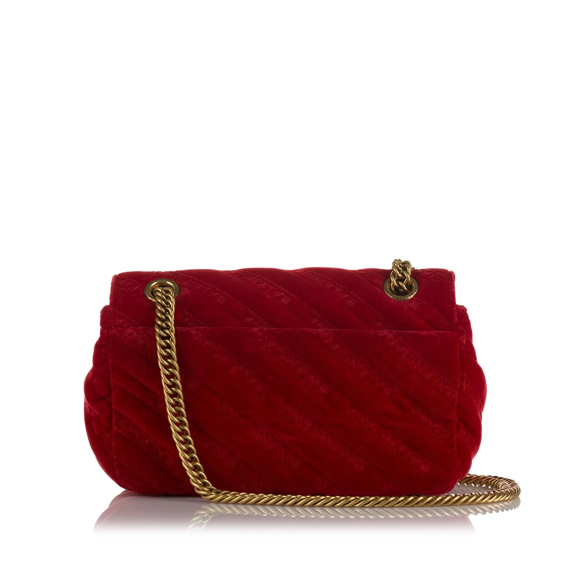 Bag S (SHG-ihHh5a) Top-Quality-Balenciaga Automation-ready Velvet BB Crossbody Quilted Dependable Round