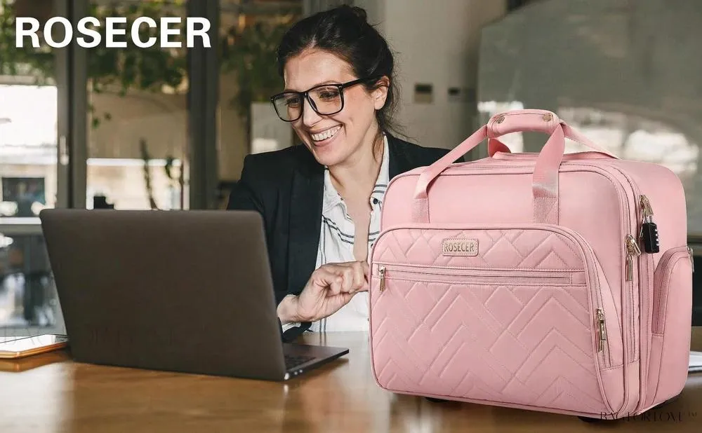 BagForLove - Waterproof Rolling Computer Bag for Business Professionals