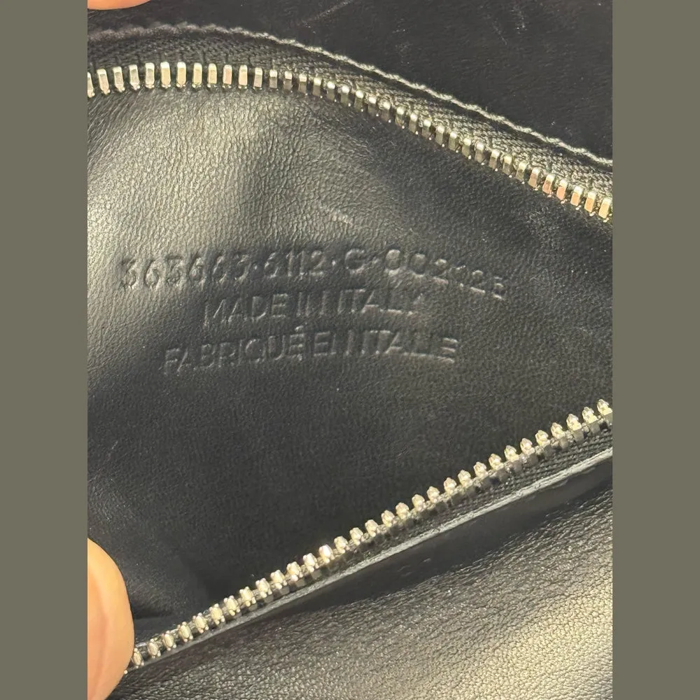 Balenciaga Burgundy Patent Leather Cable Tote