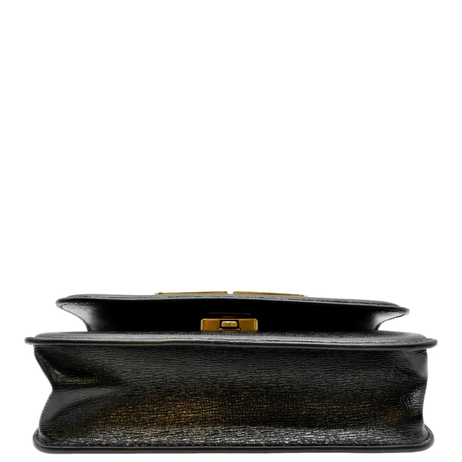 BALENCIAGA GOSSIP XS Chain Leather Shoulder Bag Black