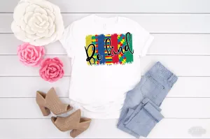 Be Kind Autism Sublimation Transfer