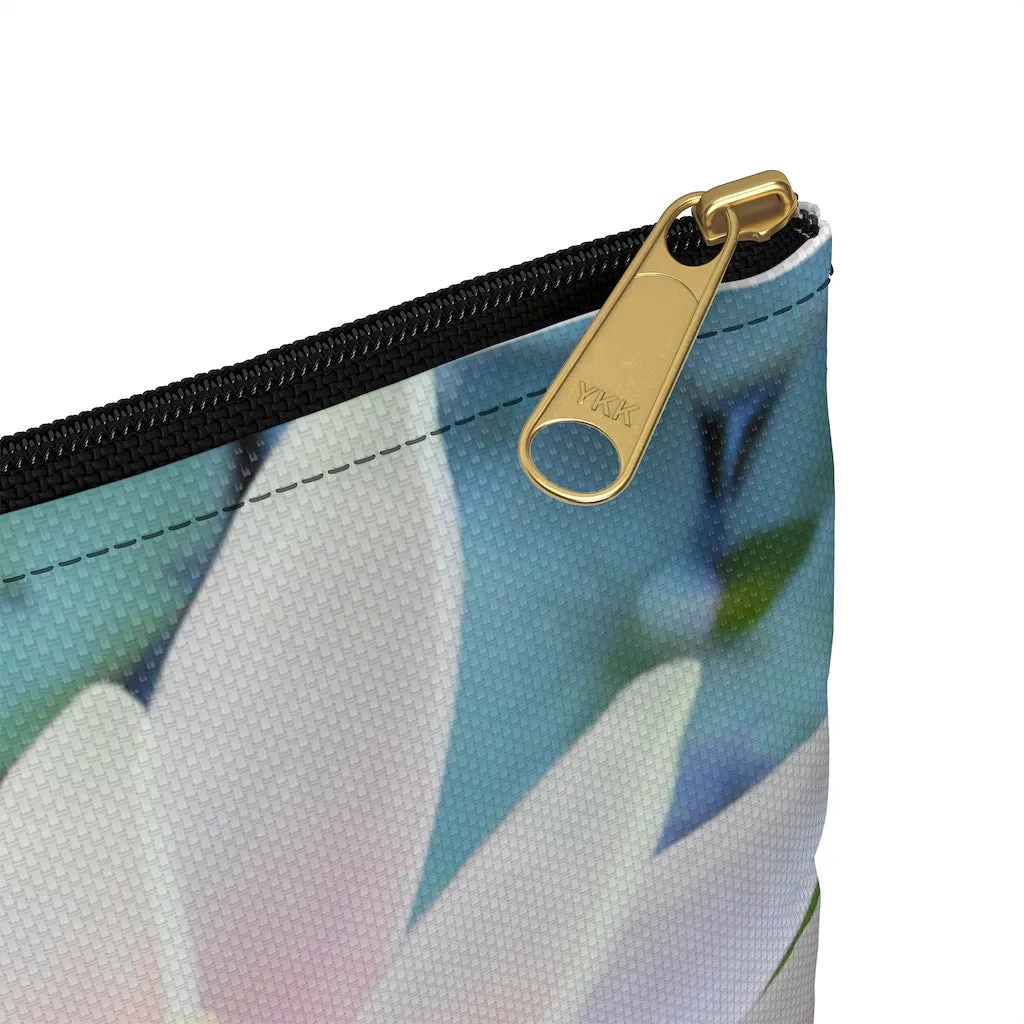Beautiful Water Lily Accessory Pouch - NYC