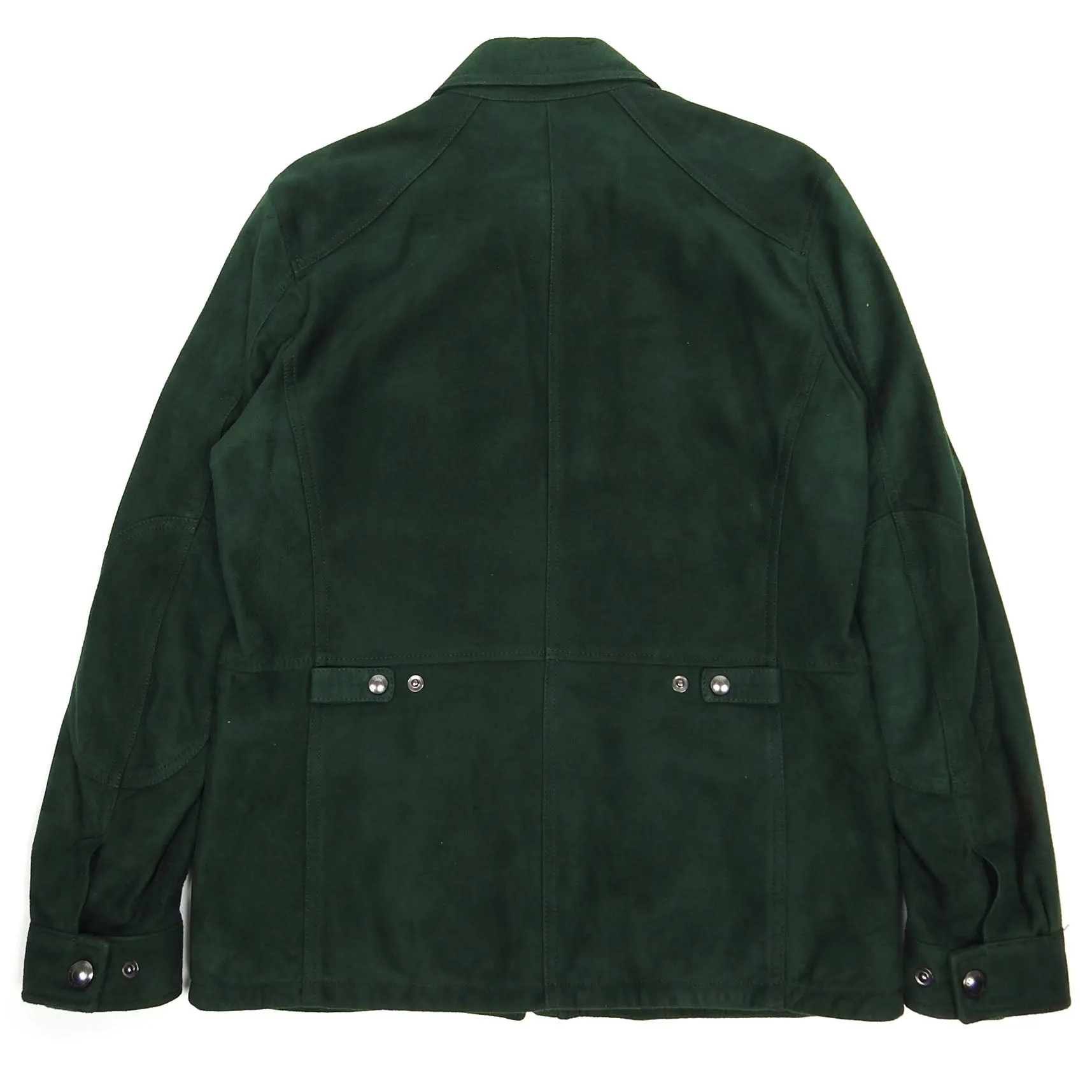 Belstaff Suede Longmead Jacket Green Size 48