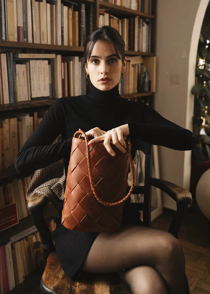 bembien / marion bag - grande weave - rouge