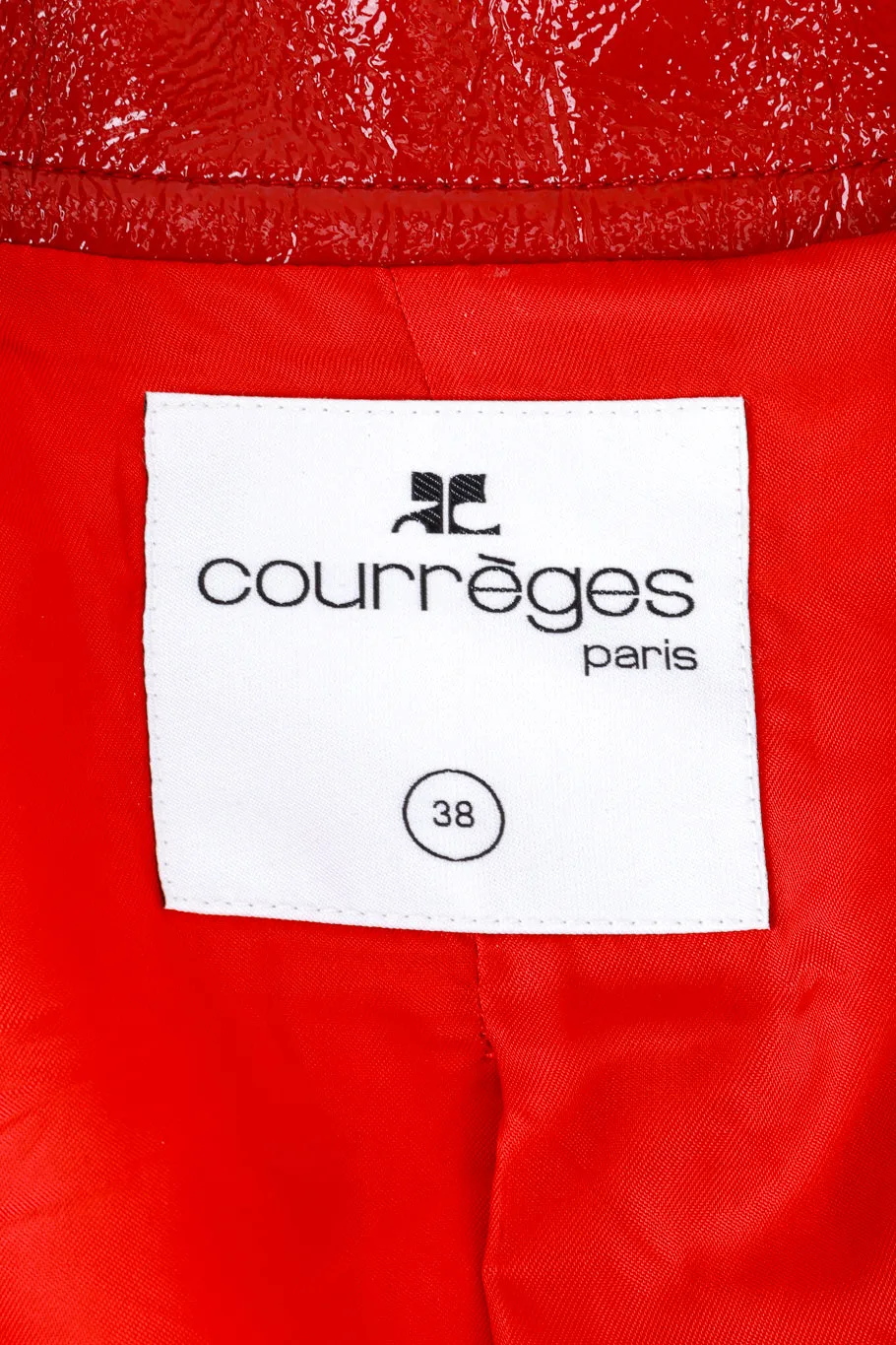Berry Red Patent Moto Jacket