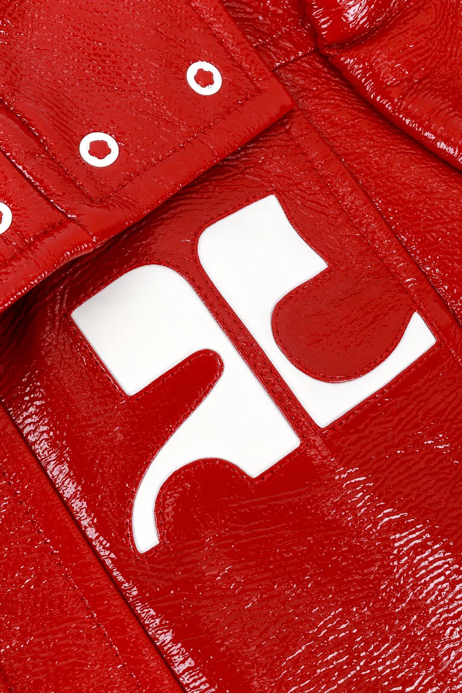 Berry Red Patent Moto Jacket