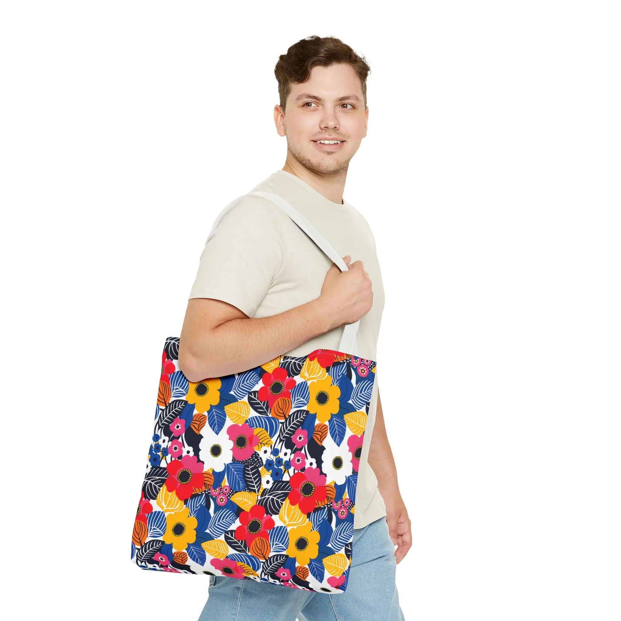 Blossom Burst Tote Bag - Carry a Burst of Botanical Beauty Everywhere You Go! Available in 3 sizes.