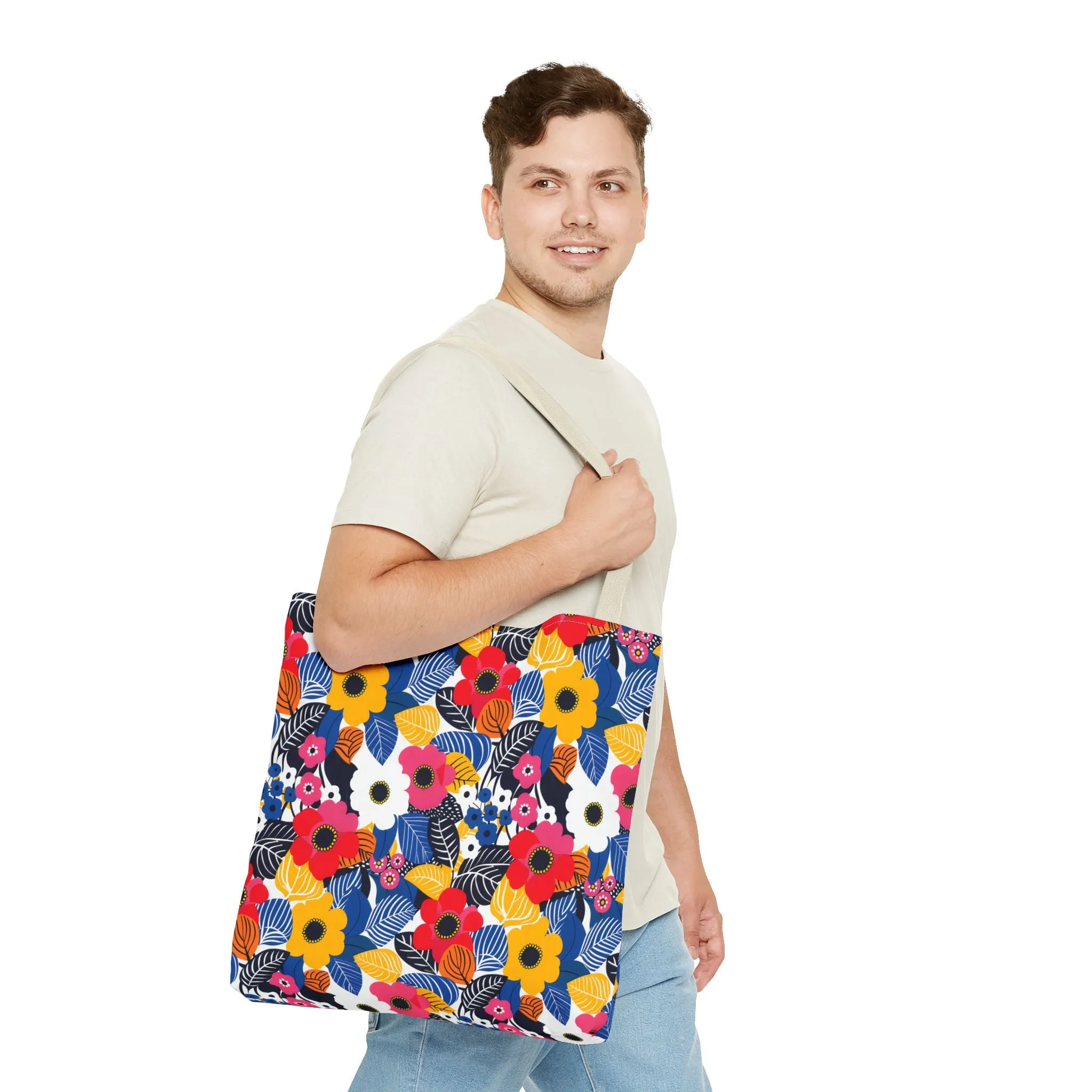 Blossom Burst Tote Bag - Carry a Burst of Botanical Beauty Everywhere You Go! Available in 3 sizes.