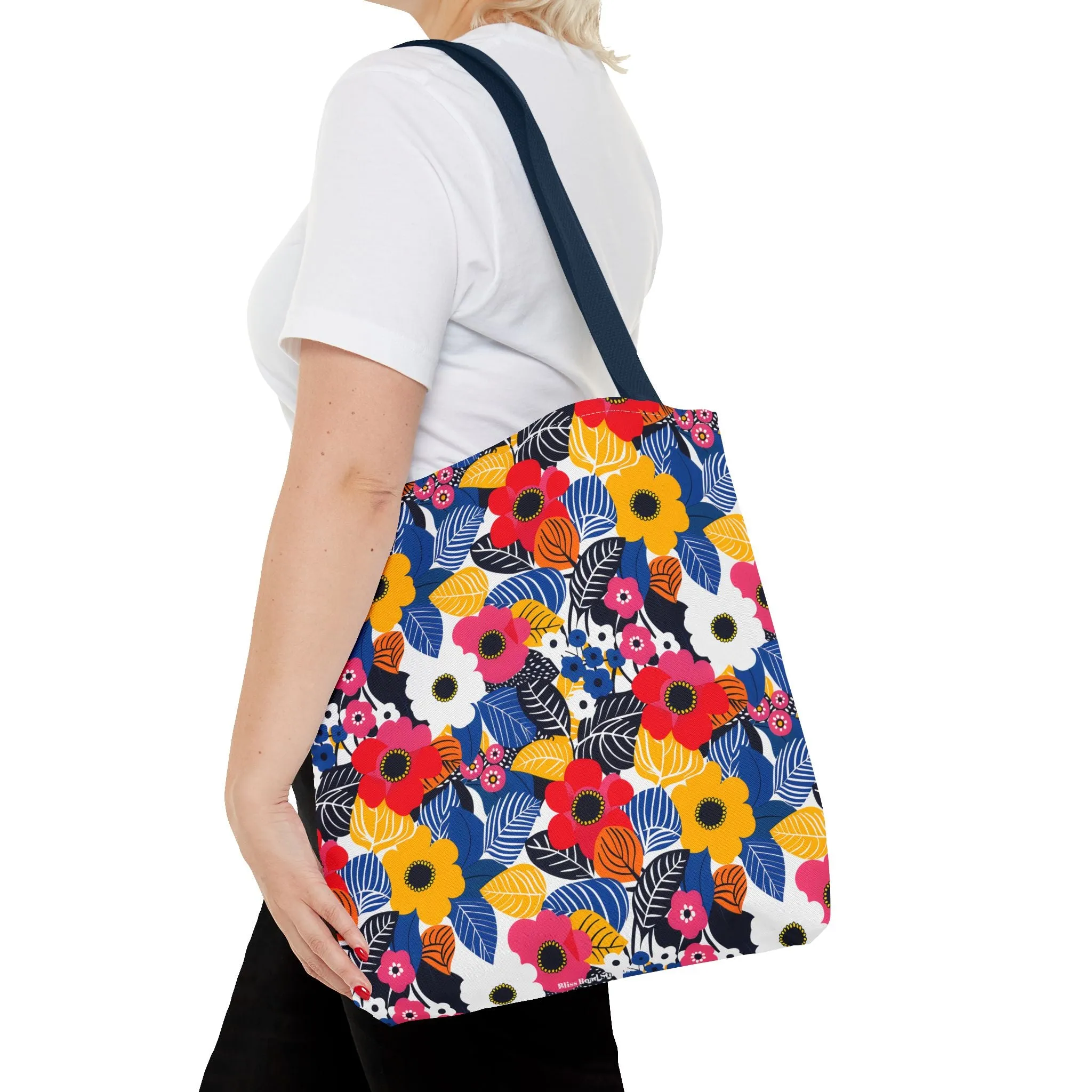 Blossom Burst Tote Bag - Carry a Burst of Botanical Beauty Everywhere You Go! Available in 3 sizes.