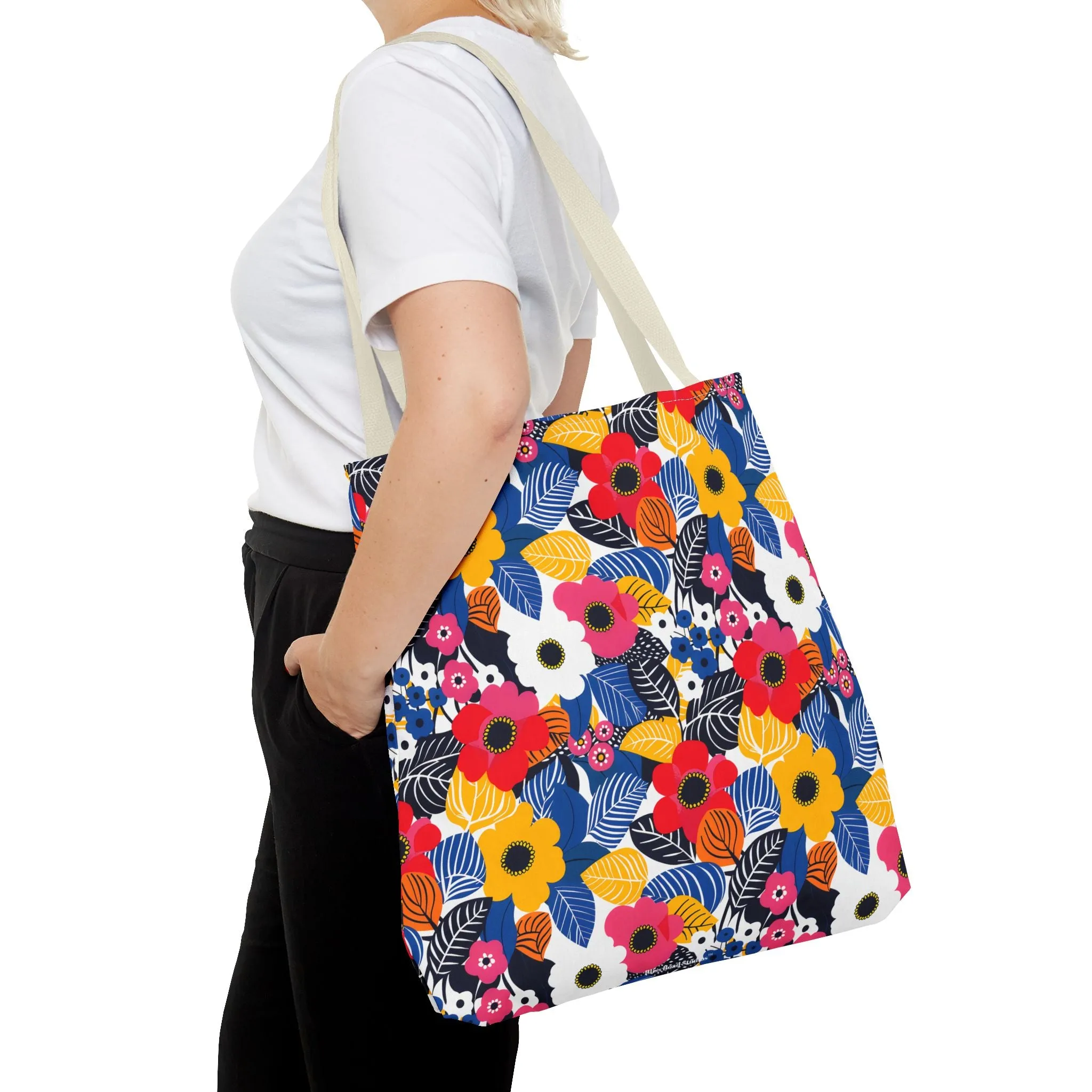 Blossom Burst Tote Bag - Carry a Burst of Botanical Beauty Everywhere You Go! Available in 3 sizes.
