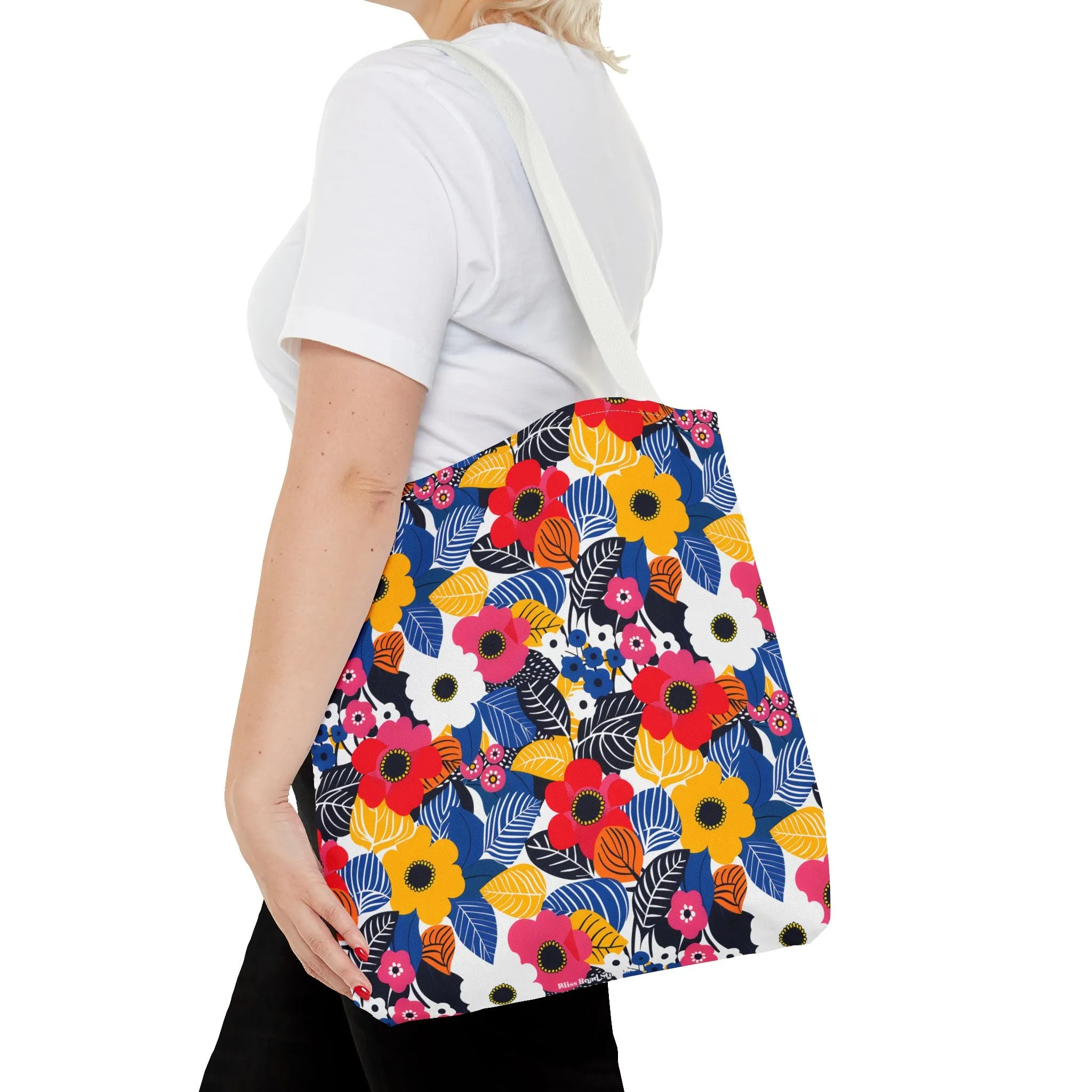 Blossom Burst Tote Bag - Carry a Burst of Botanical Beauty Everywhere You Go! Available in 3 sizes.
