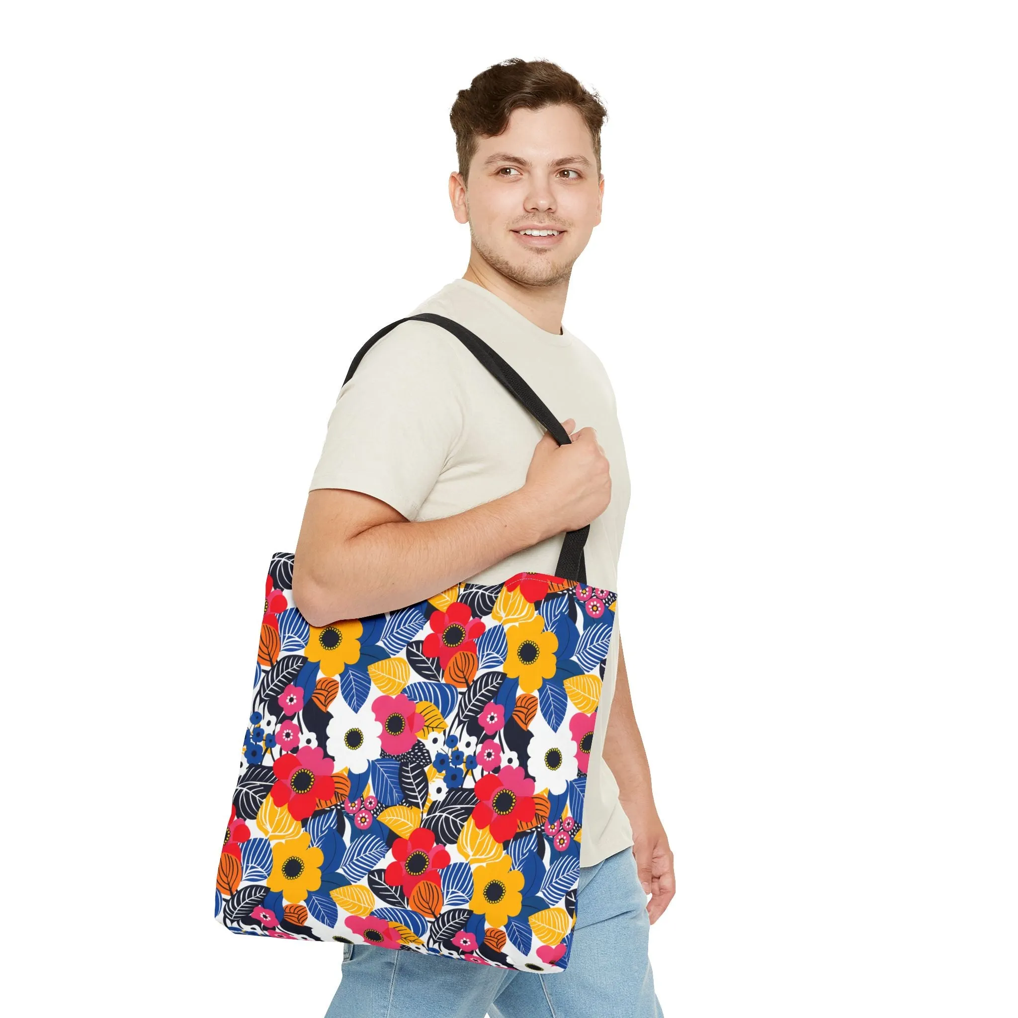 Blossom Burst Tote Bag - Carry a Burst of Botanical Beauty Everywhere You Go! Available in 3 sizes.