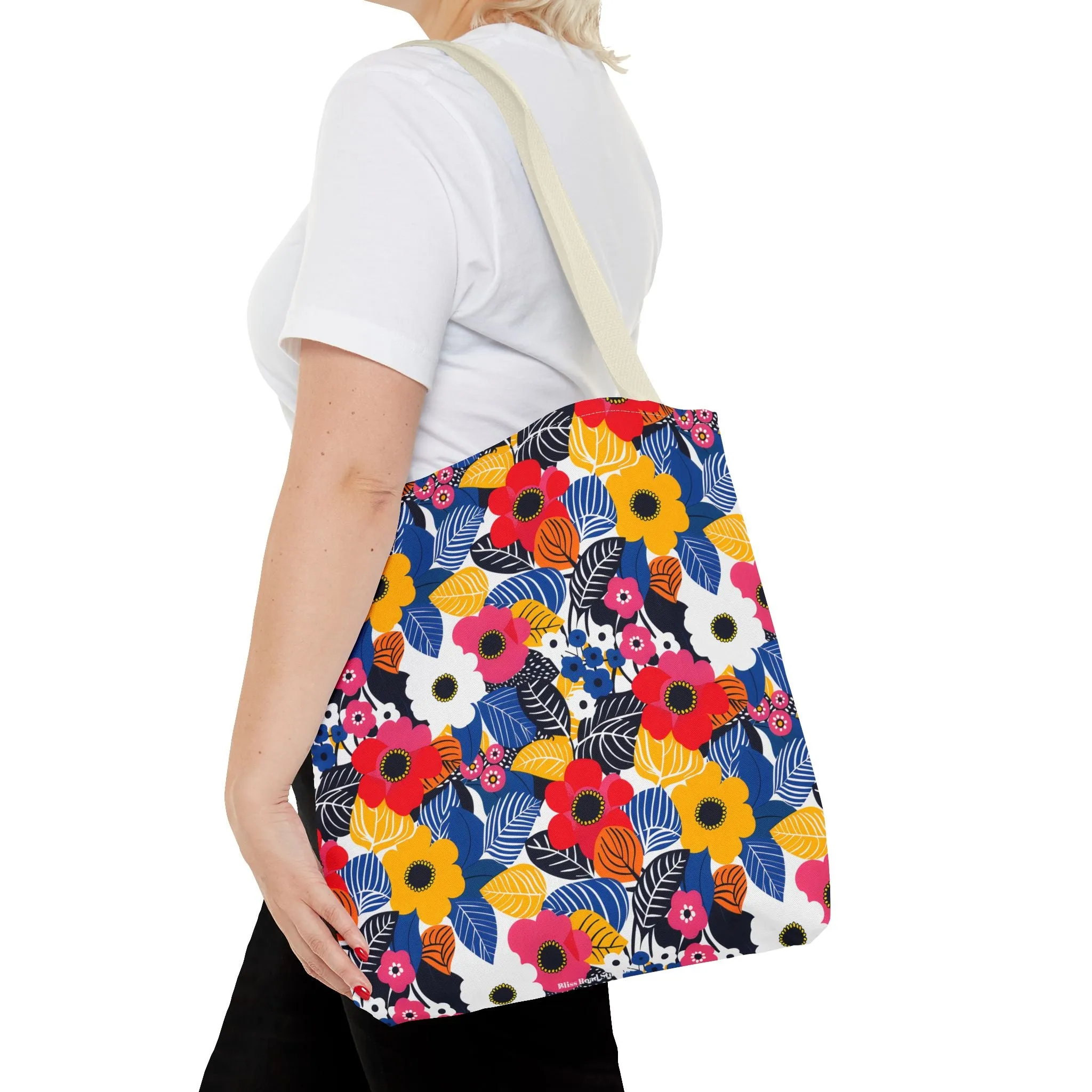 Blossom Burst Tote Bag - Carry a Burst of Botanical Beauty Everywhere You Go! Available in 3 sizes.