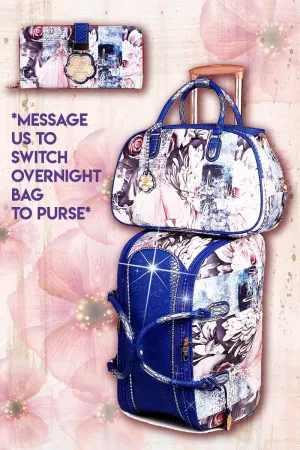 Blossomz 3PC Set | Matching Travel Duffle Bags [BBD6988-6977-WA]