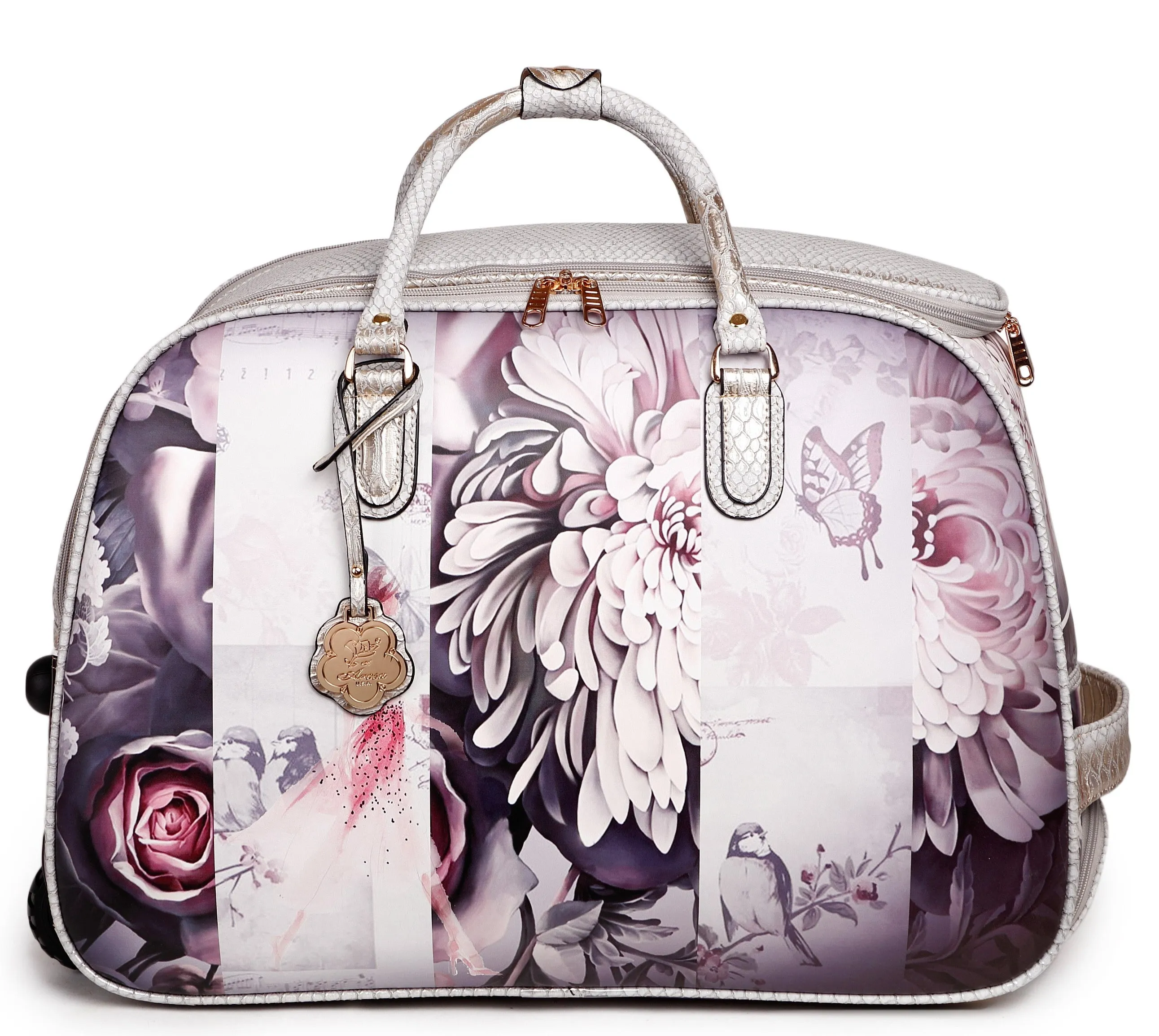 Blossomz 3PC Set | Matching Travel Duffle Bags [BBD6988-6977-WA]
