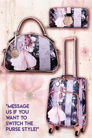 Blossomz 3PC Set | Tote   Travel Carry On Bags [BBL6999-8606-WA]