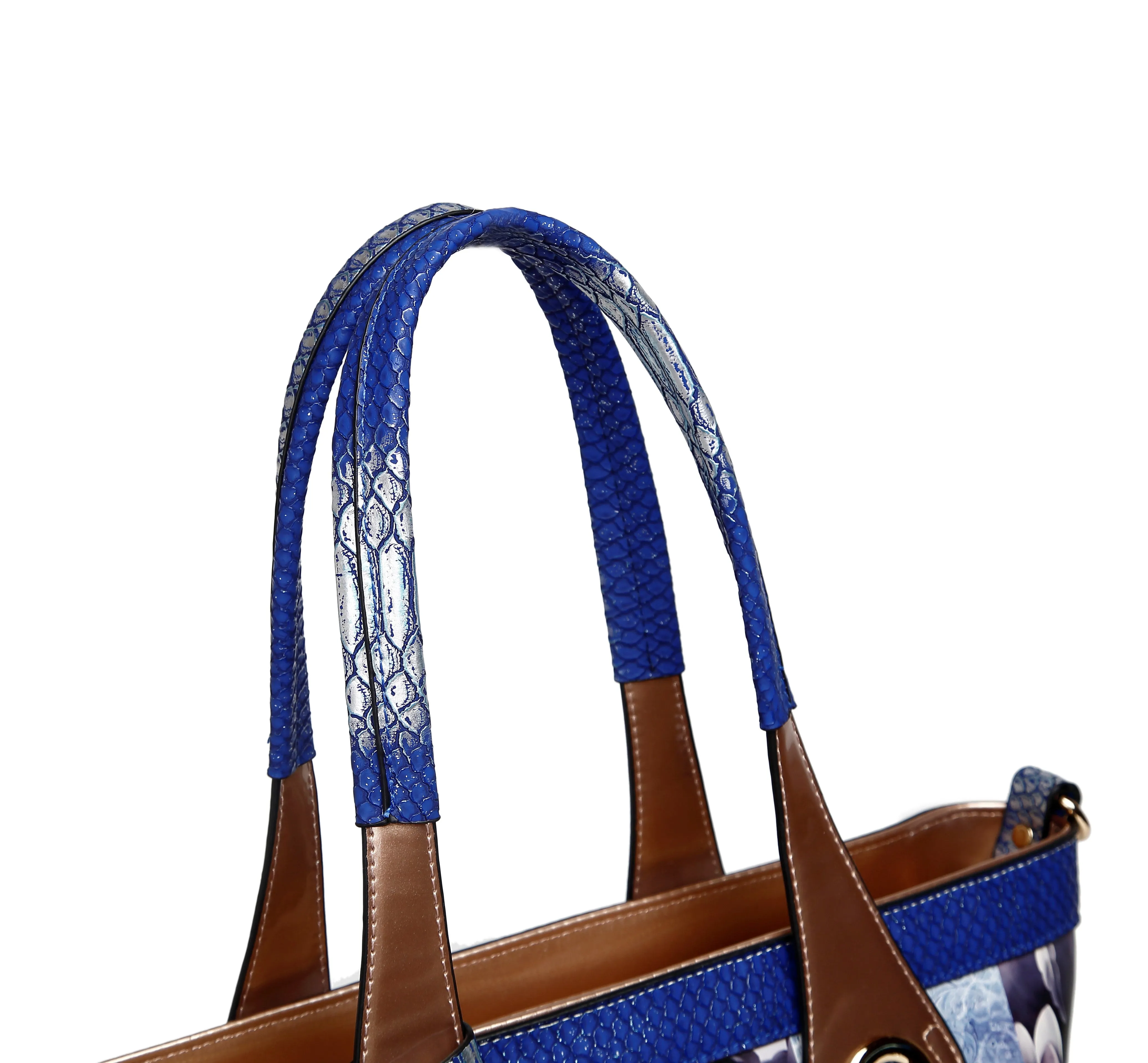 Blossomz 3PC Set | Tote   Travel Carry On Bags [BBL6999-9018-WA]