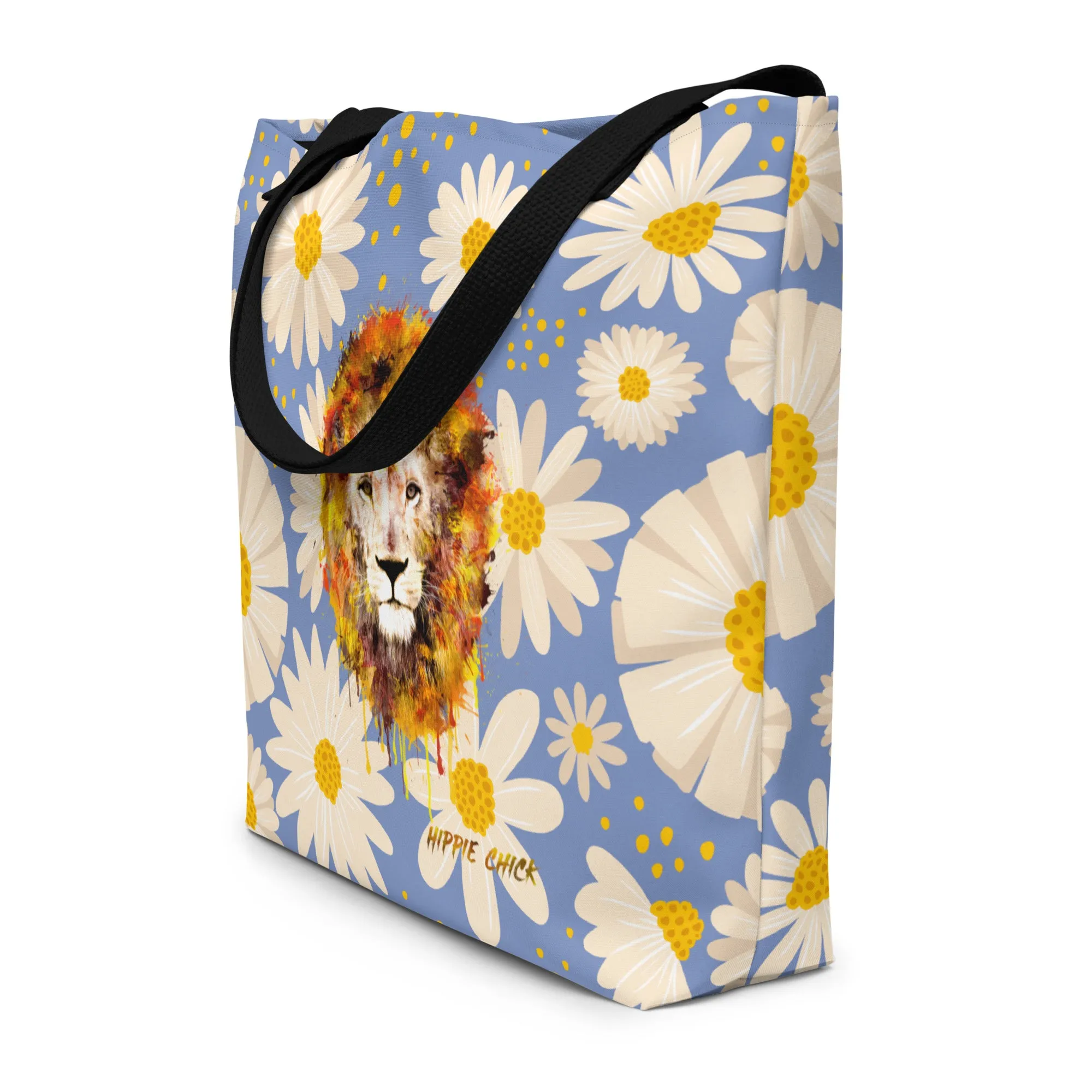 Blue Daisies Tote Bag