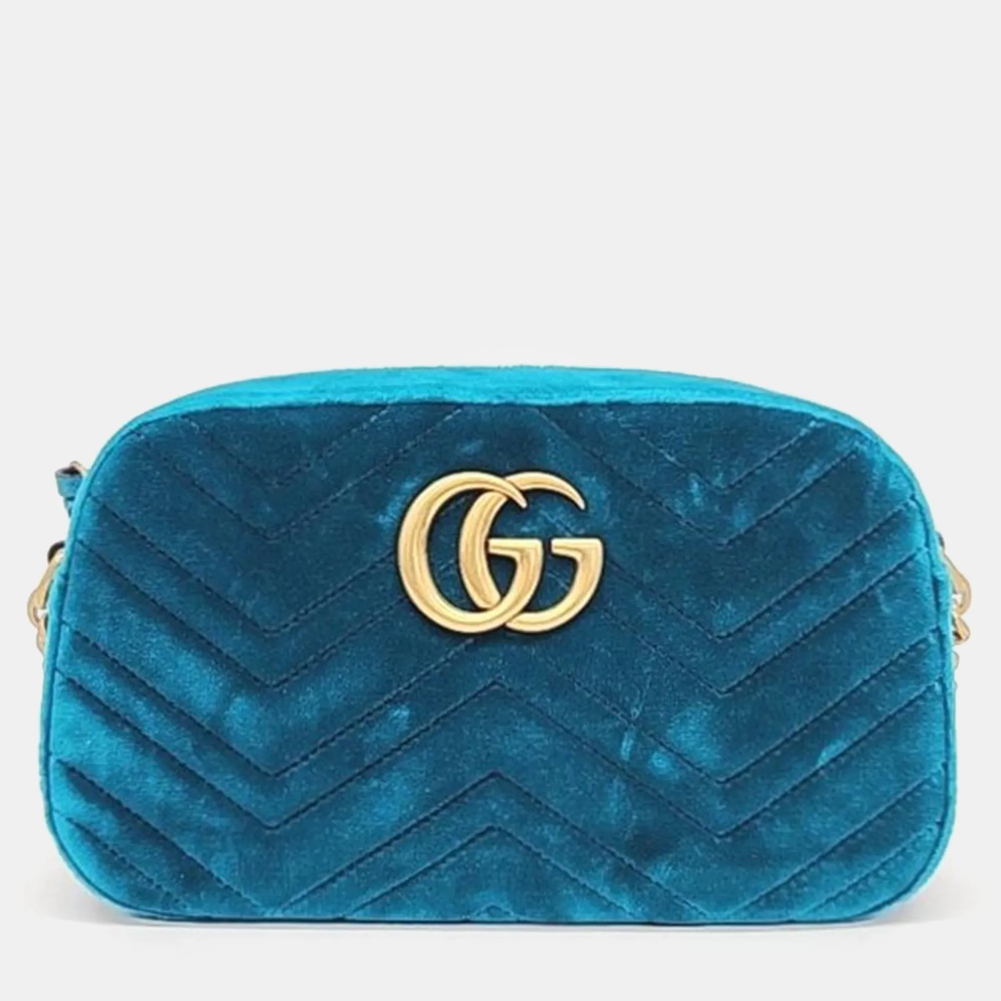 Blue Velvet Marmont Crossbody Bag