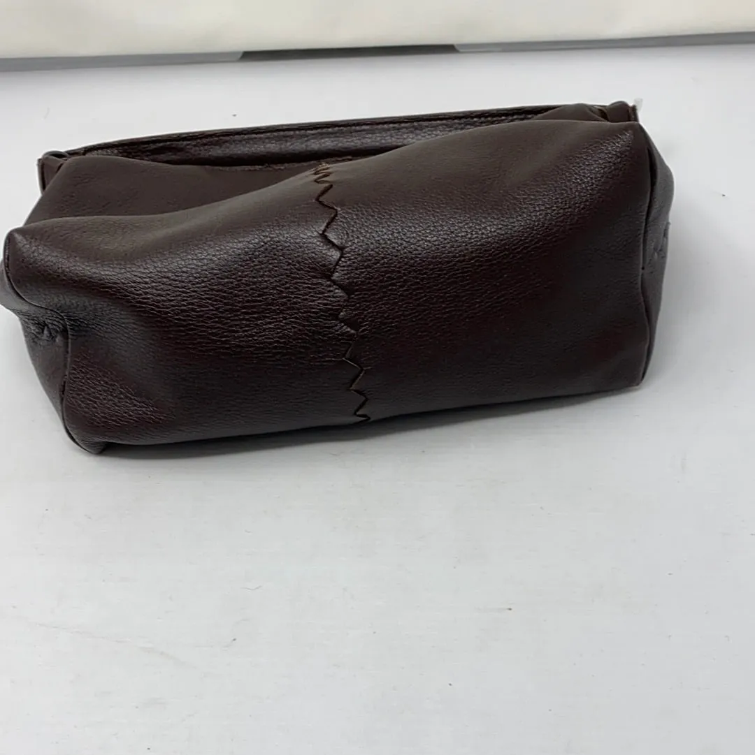 Bottega Veneta Brown Leather Mini Shoulder Bag