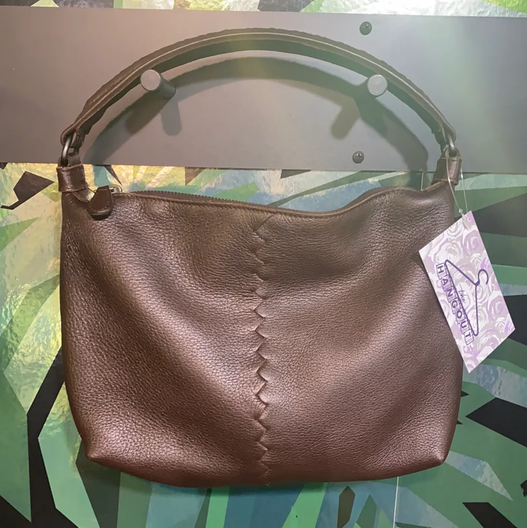 Bottega Veneta Brown Leather Mini Shoulder Bag