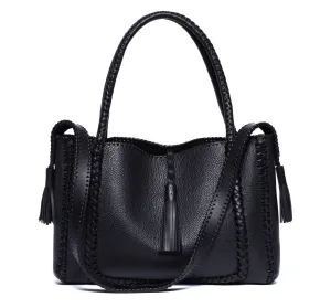 Braided Cross Tote Bag