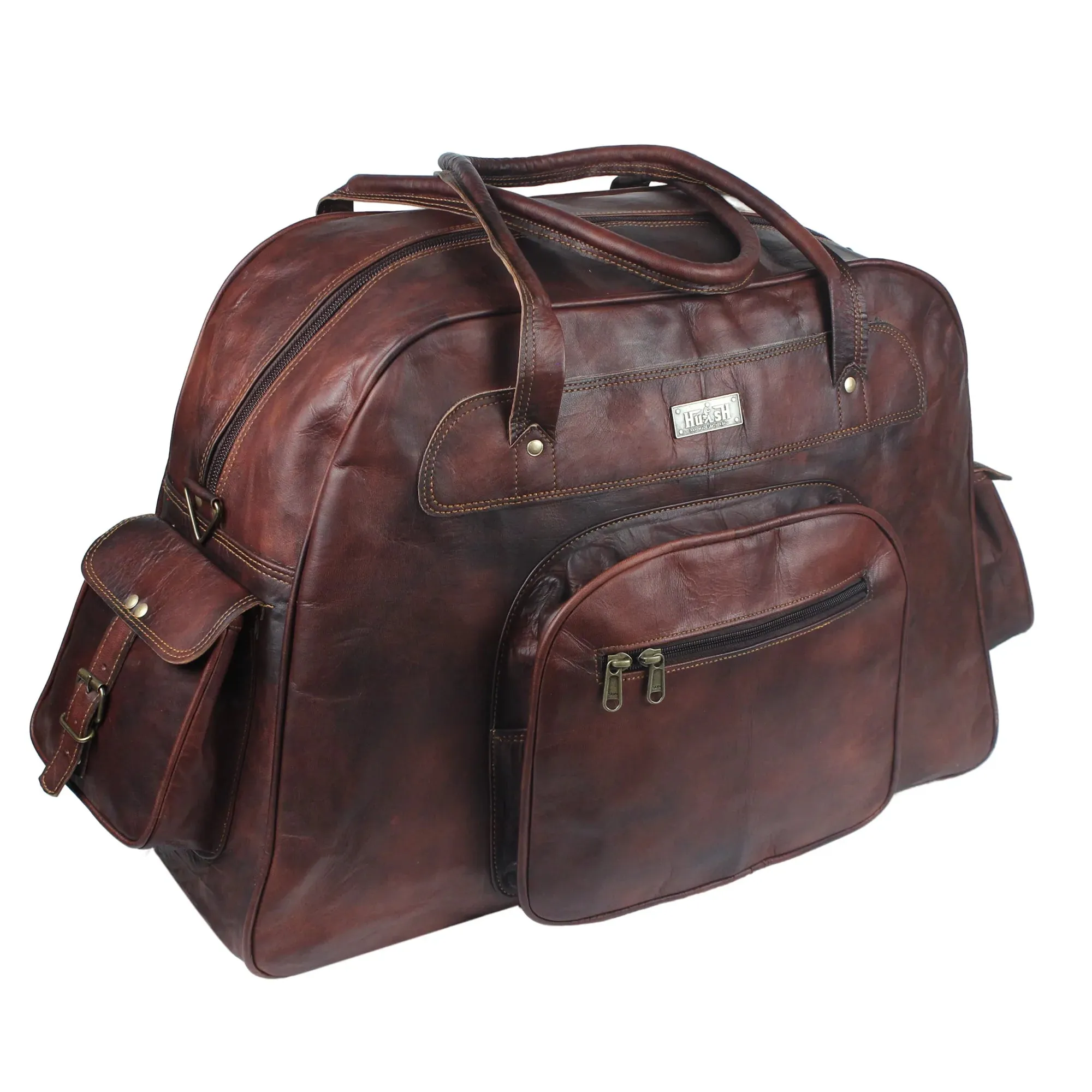 Brown Mini Duffle Bag