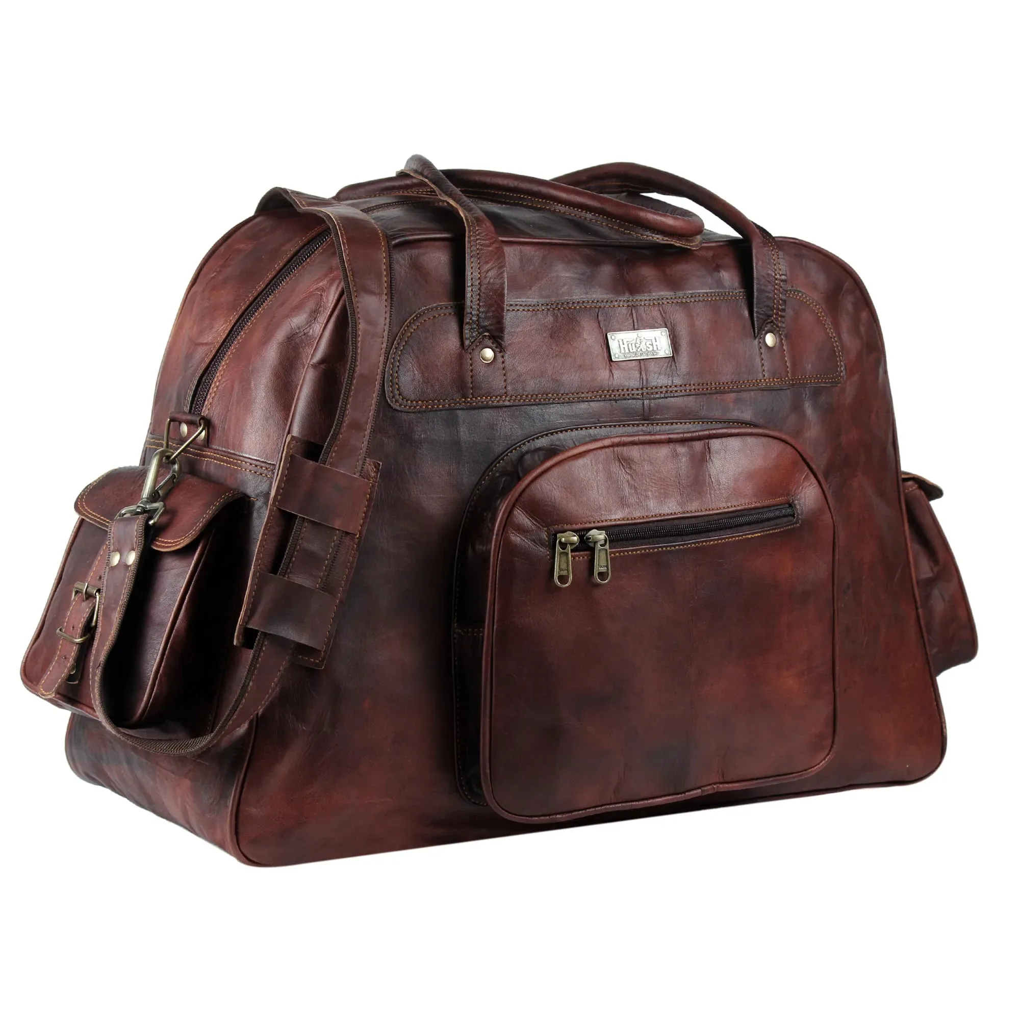 Brown Mini Duffle Bag