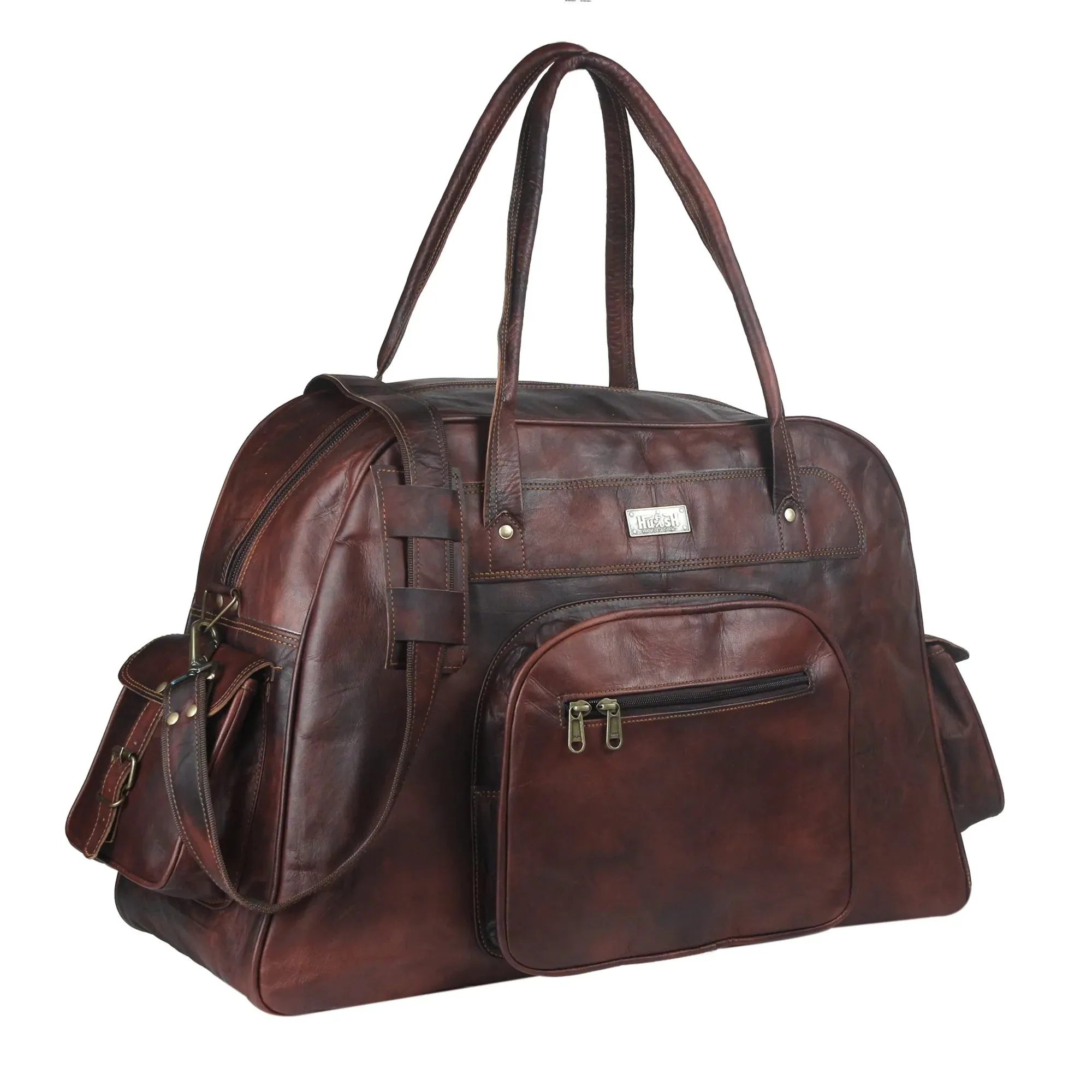 Brown Mini Duffle Bag