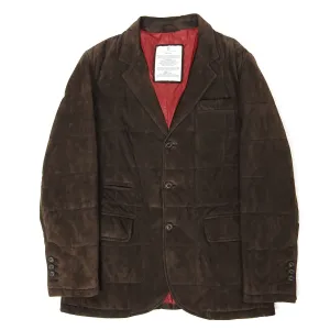 Brunello Cucinelli Padded Leather Blazer Size Small