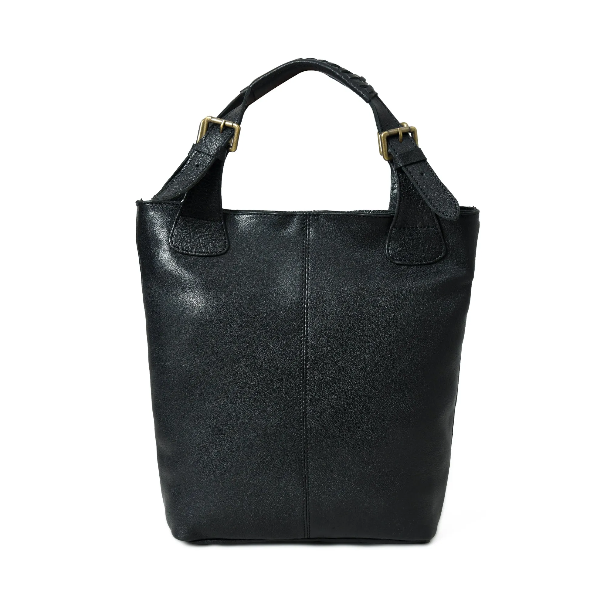 Buffalo Shrinkage Leather Tote Bag