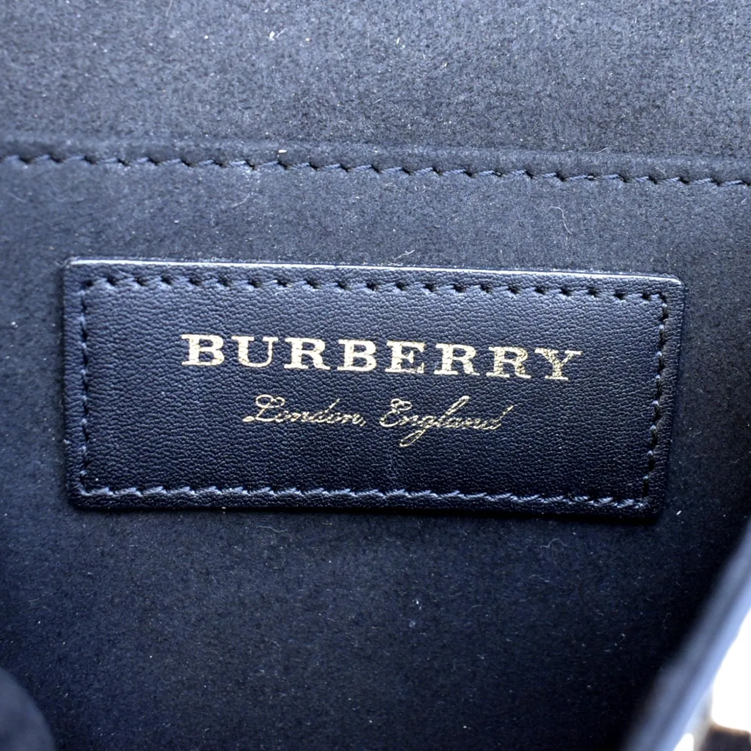 BURBERRY Bridle Pony Hair Leather Shoulder Bag Tan