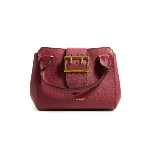 Burberry Small Leather Buckle Satchel
