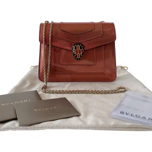 Bvlgari Patent Leather Serpenti Forever Bag