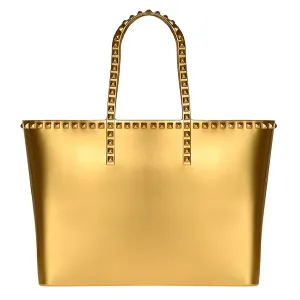 Carmen Sol Angelica Large Tote - Metallic Jelly