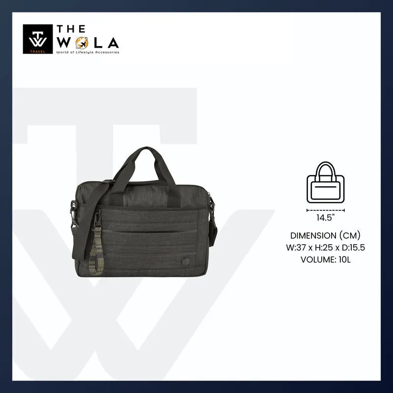 Caterpillar (CAT) Bizz.Tools B. Holt Slim Briefcase - Durable Professional Work Bag