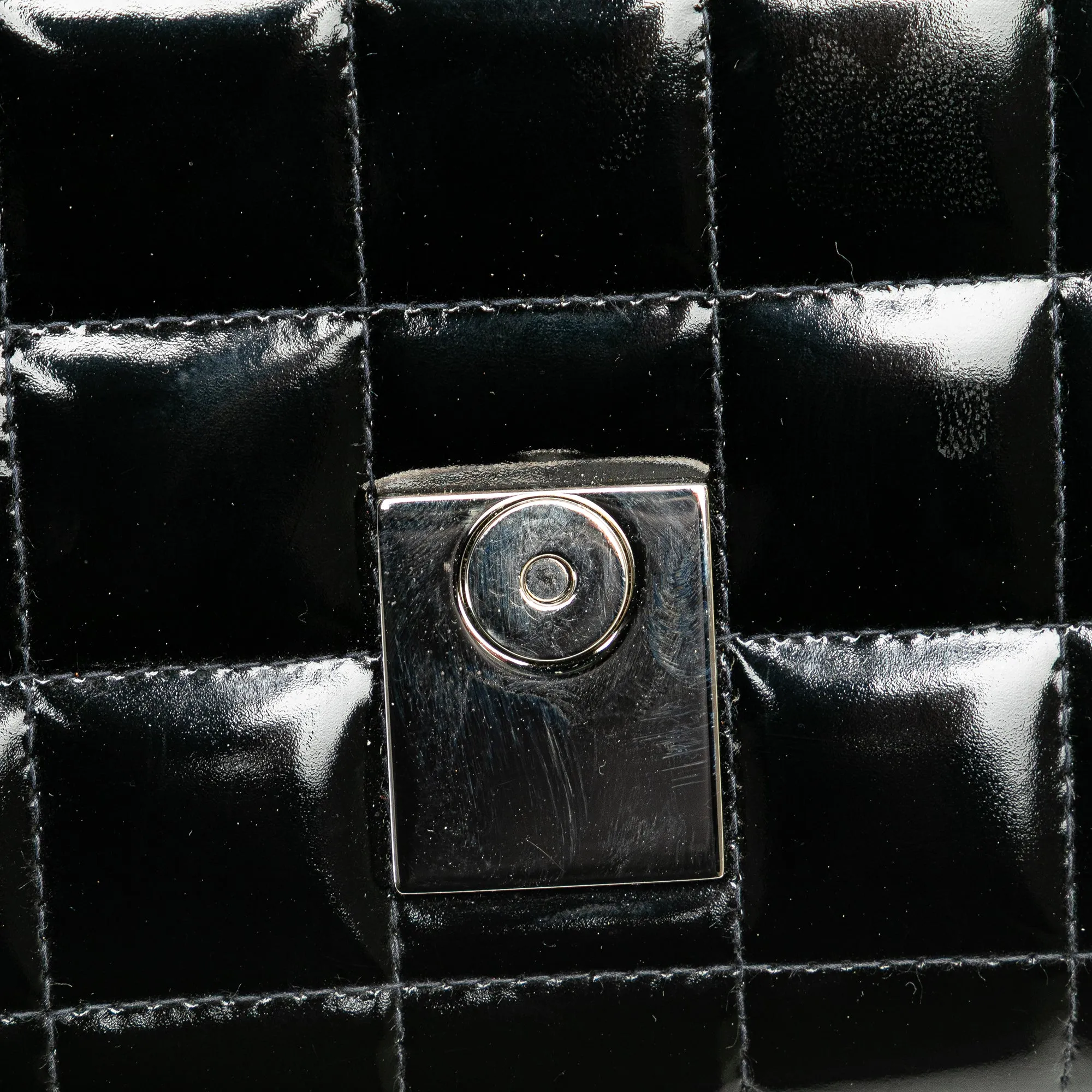 CC Chocolate Bar Patent Clutch on Chain