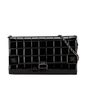 CC Chocolate Bar Patent Clutch on Chain