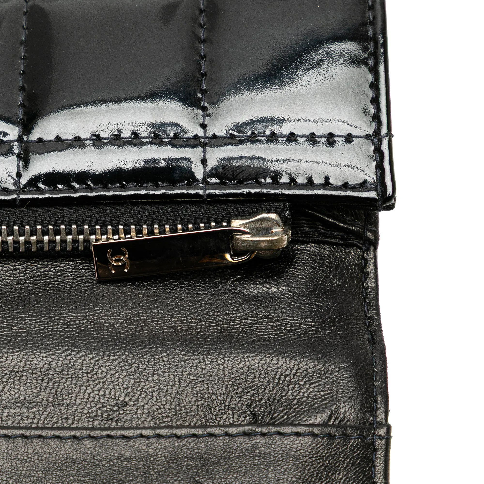 CC Chocolate Bar Patent Clutch on Chain