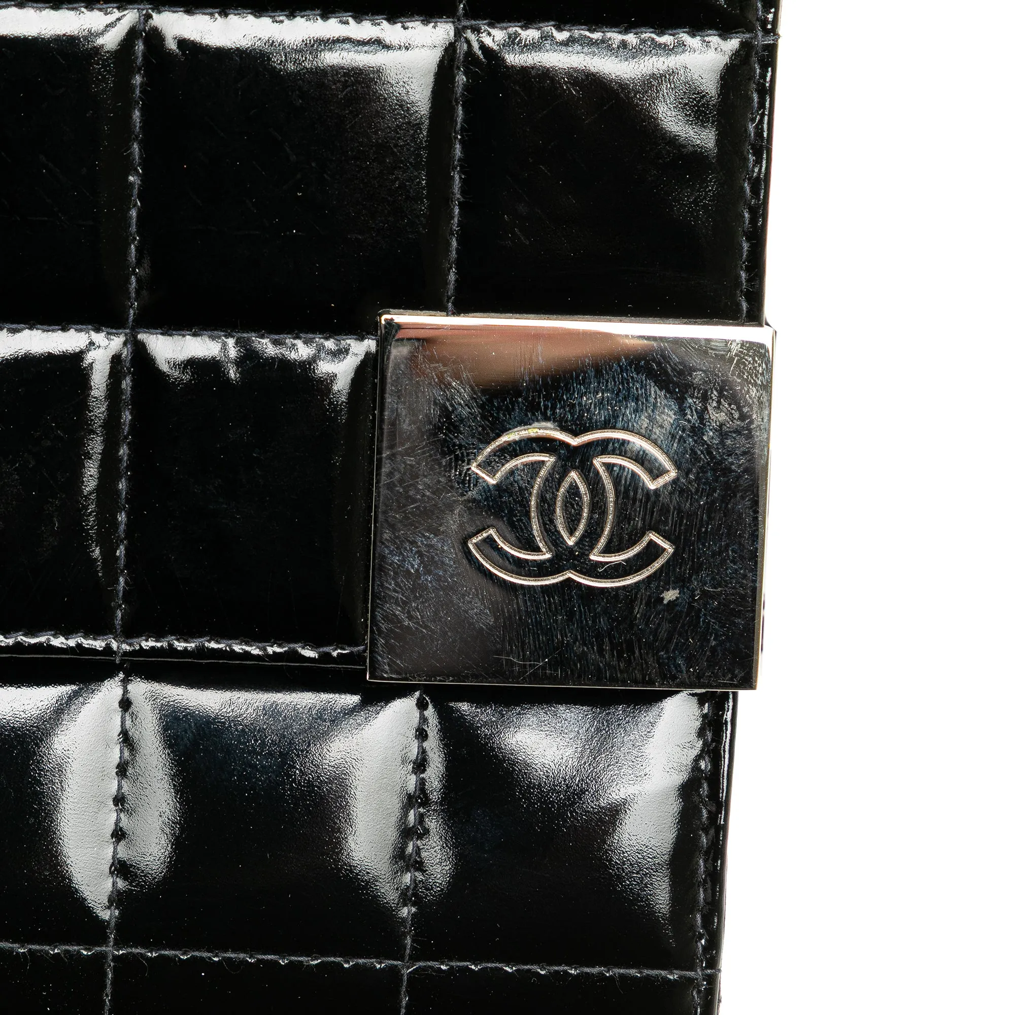 CC Chocolate Bar Patent Clutch on Chain