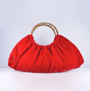 CDG-CDG  VELVET BAG