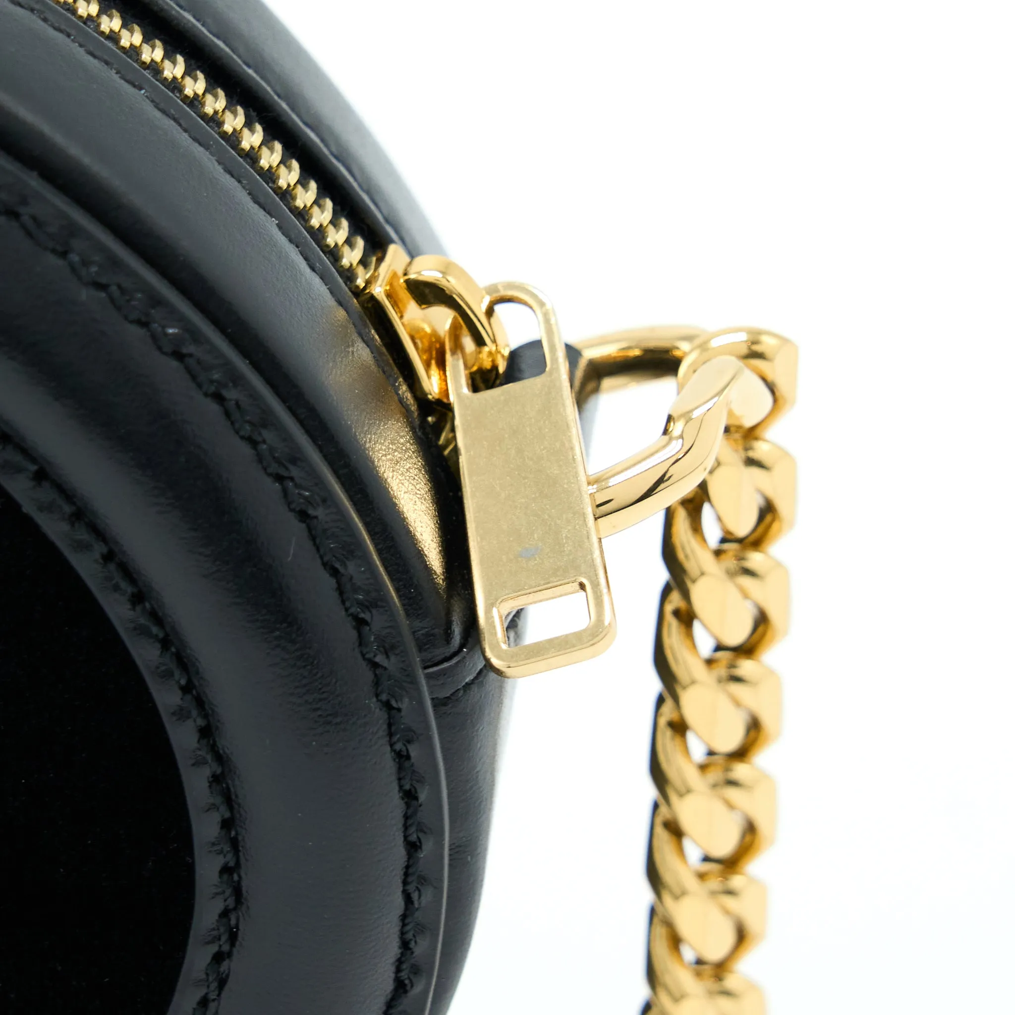Celine Oval Bag Cuir Triomphe Calfskin/Velvet with Chain GHW