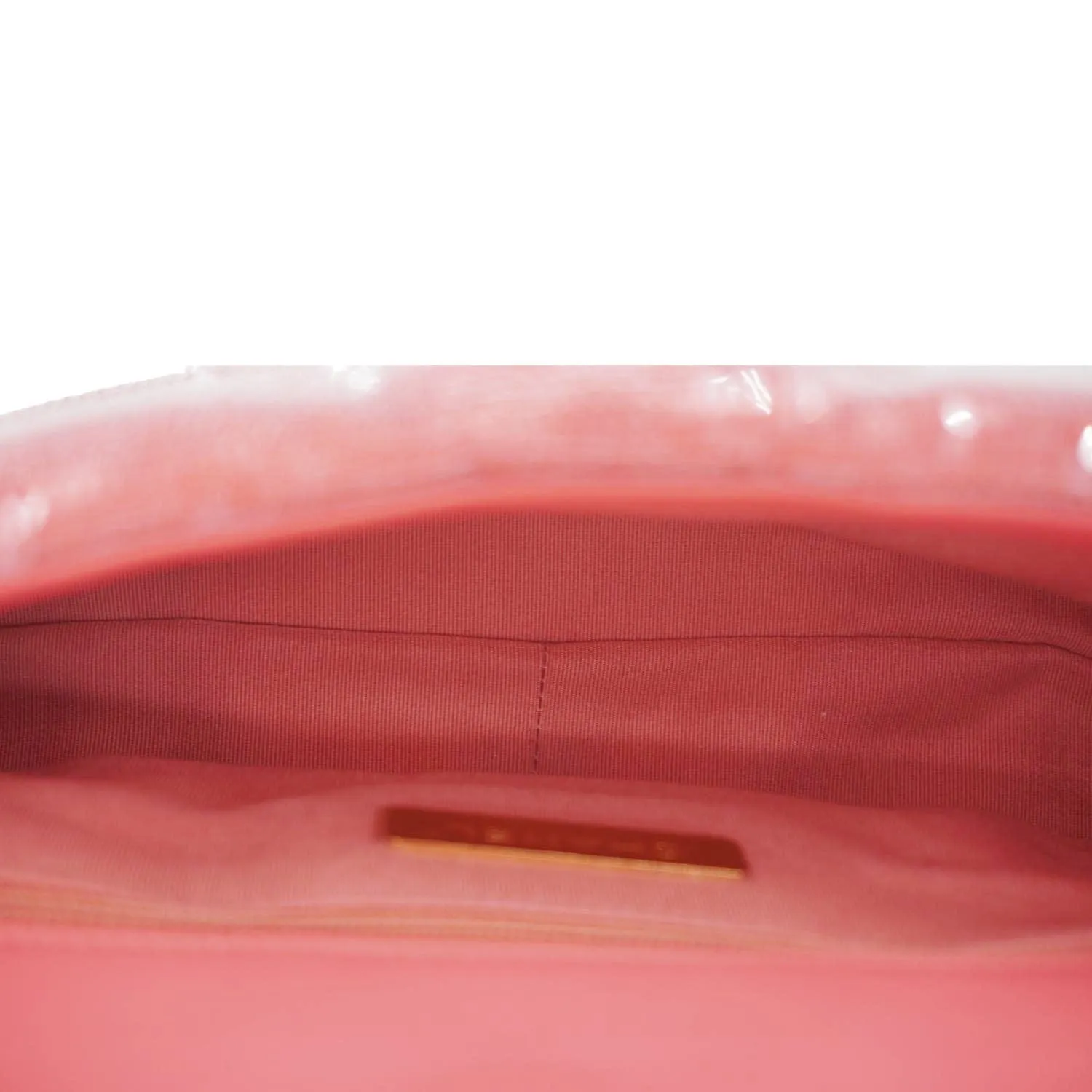 CHANEL 19 Medium Flap Quilted Sequin Shoulder Bag Hot Pink
