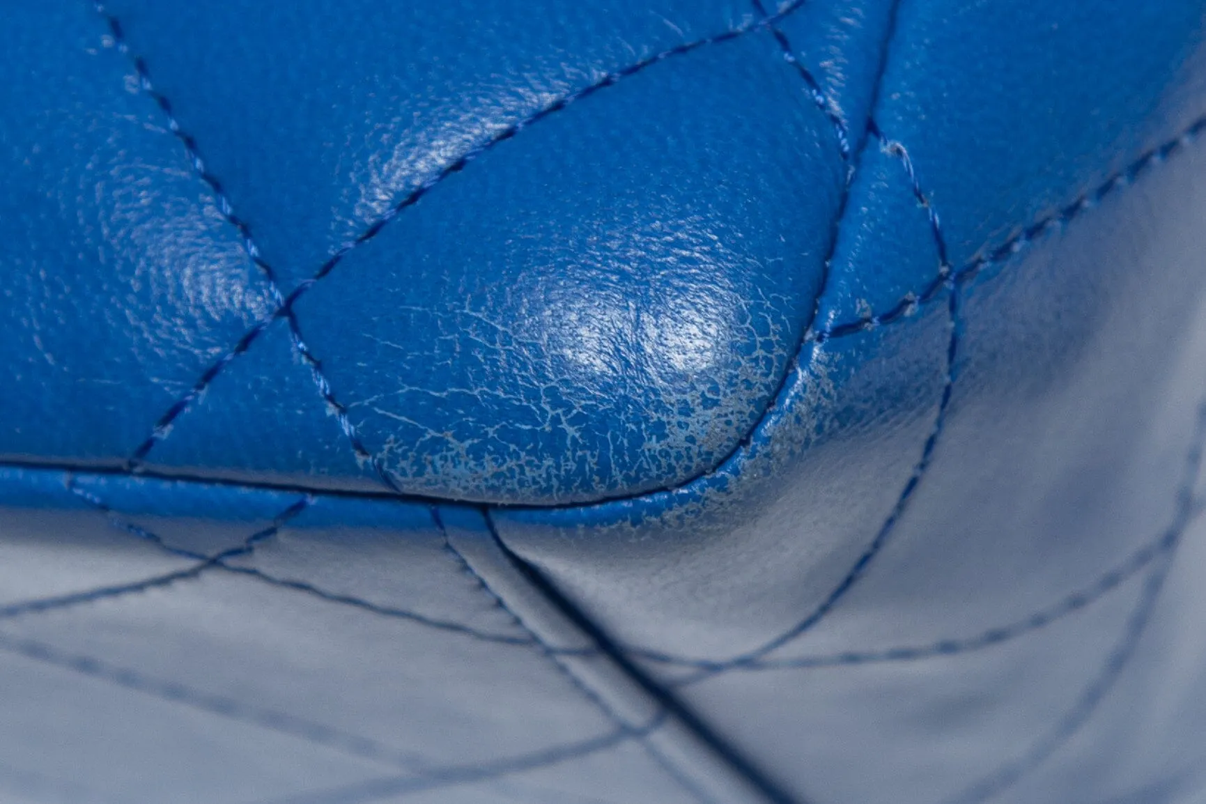 Chanel 2015/16 Royal Blue Quilted Double Flap Maxi Handbag